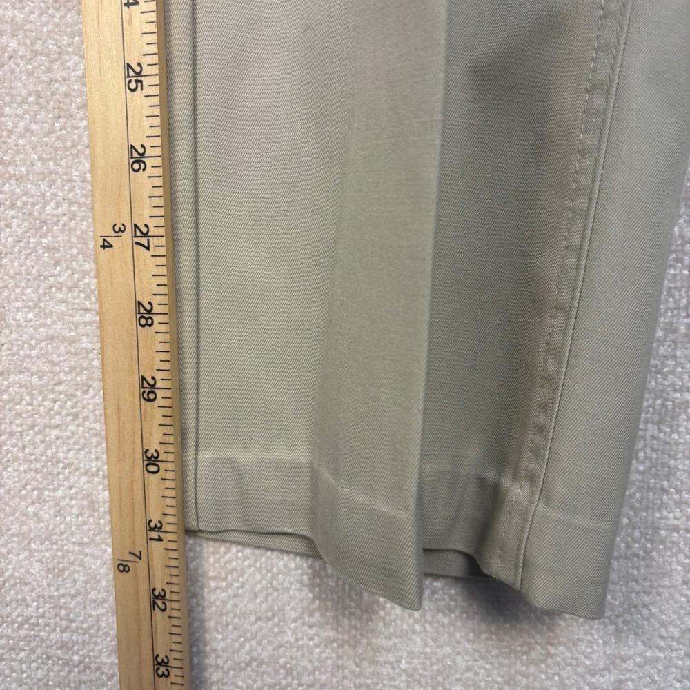 Woolrich Mens Vintage Khaki Elastic Waist Chino Pants Tan Size Medium 36x31 - Picture 8 of 9